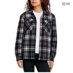 3/$20 Sage Collection Sherpa Lined Shacket